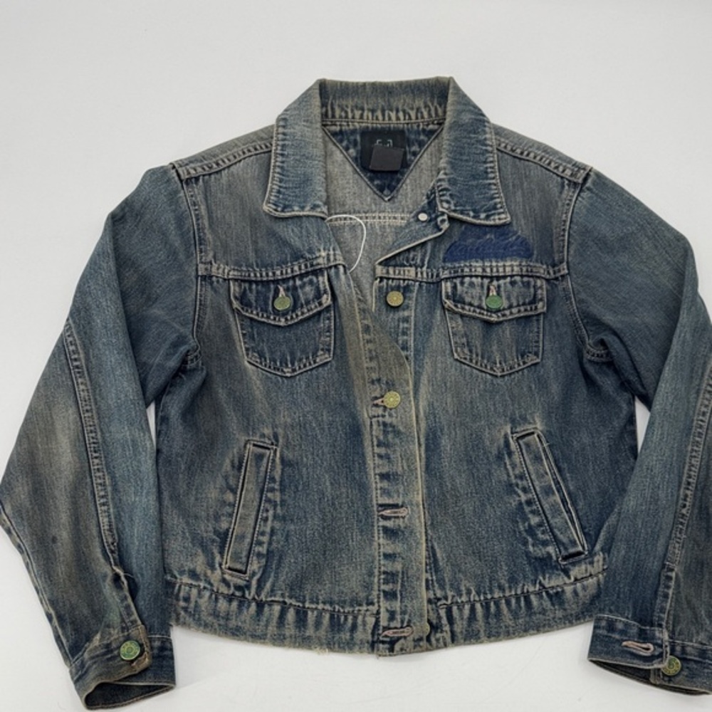 Vintage trucker denim jacket ID wear size medium